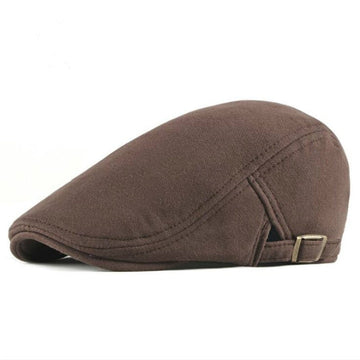 "Beynac" Wool Flat Cap